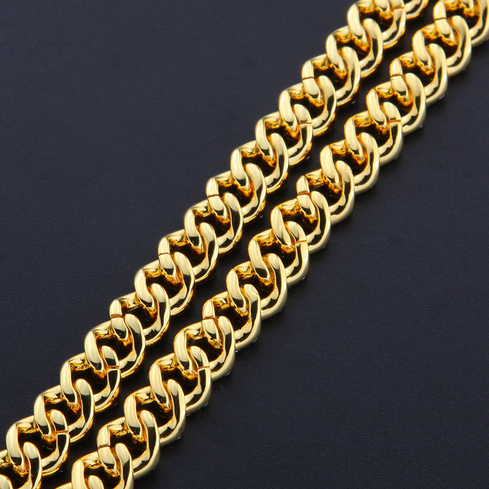 Moissanite 10mm Iced Out Cuban Link Chain