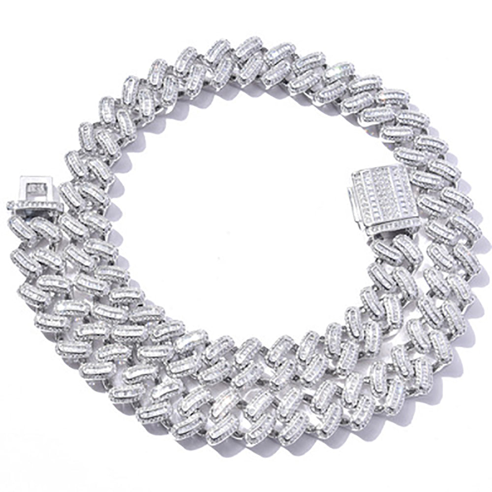 Moissanite Iced Out Cuban Link Chain