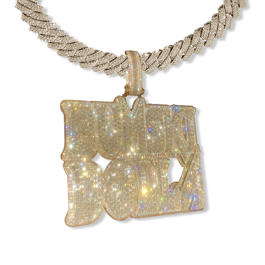 Moissanite Custom name necklace