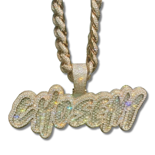 Moissanite Custom name chain