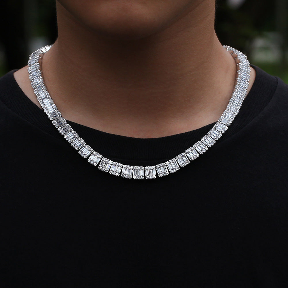 Moissanite Iced Out Tennis Chain