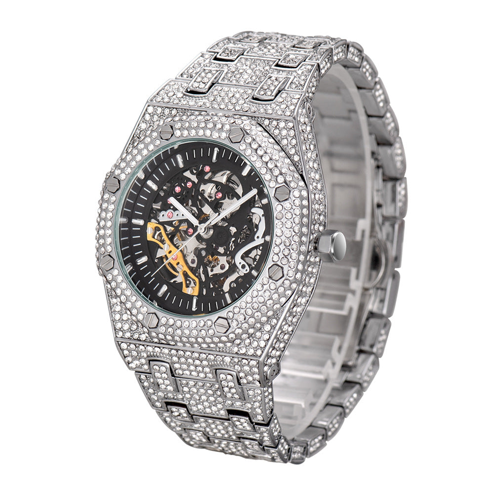 Moissanite Iced out watch