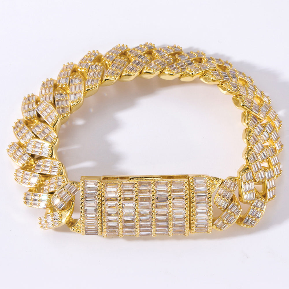 Moissanite Iced Out Cuban Link Chain