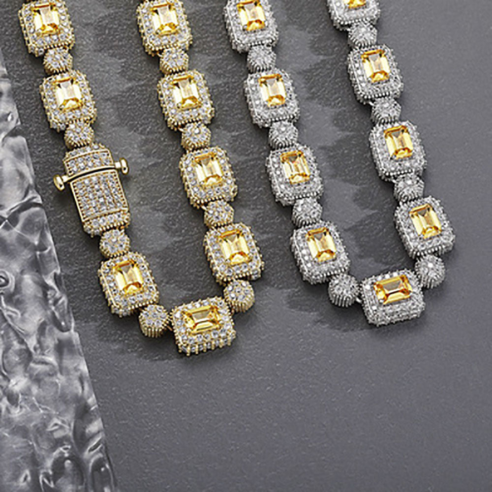 Moissanite Iced out 10mm Tennis Chain