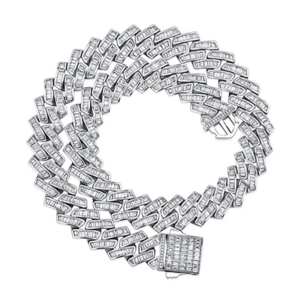 Moissanite 18mm Iced Out Cuban Link Chain For Men