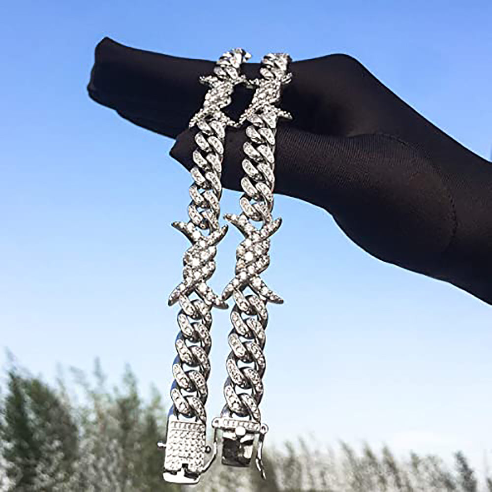 Moissanite Iced Out 10mm Iced out cuban link chain