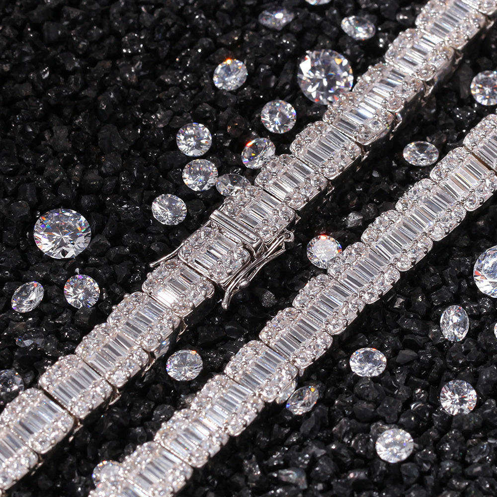 Moissanite Iced Out Tennis Chain