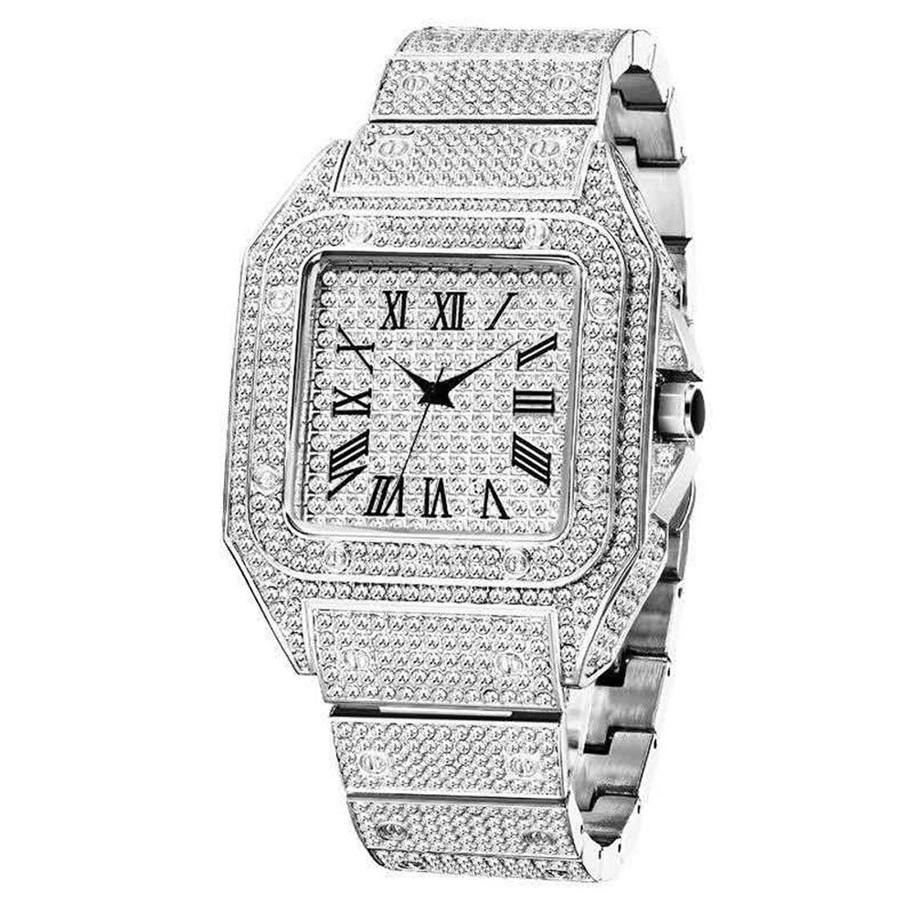 Moissanite Iced out watch