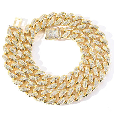 Moissanite Iced Out Cuban Link Chain for Men